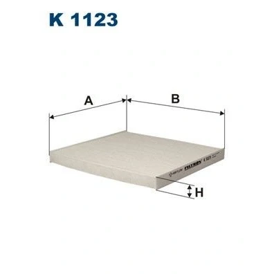 Billede af FILTRON K 1123 Kabinefilter Partikelfilter 200 219,5 20 TOYOTA: Corolla Verso, Avensis II Station Wagon, IX Hatchback