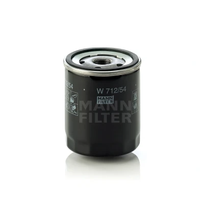 Billede af MANN filter W 712/54 Oliefilter 3/4 16 UNF med en returløbs stop ventil Påskruet SKODA: Fabia 1 Combi, I Hatchback, Octavia Hatchback