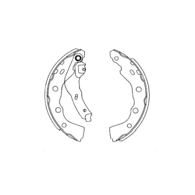 Billede af KAVO PARTS KBS 6415 Bremsebakker 203 39 MITSUBISHI: Carisma Sedan