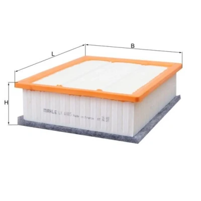 Billede af MAHLE ORIGINAL LX 4085 Luftfilter 64,8 183 205,2 Filterindsats FIAT: 500X, JEEP: Renegade SUV, Compass