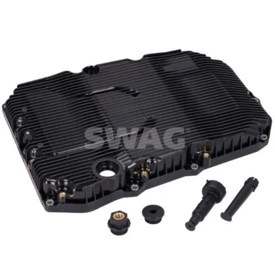 Billede af SWAG 33 10 4523 Bundkar, automatisk gear med pakning, Oliekar fast integreret filterelement MERCEDES BENZ: E klasse Sedan, CLS Shooting Brake
