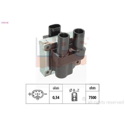 Billede af EPS 1.970.146 Tændspole FIAT: Panda II Hatchback, Punto Seicento / 600 Hatchback