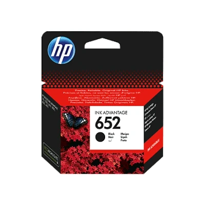 Billede af HP 652 sort blækpatron 360 sider F6V25AE original