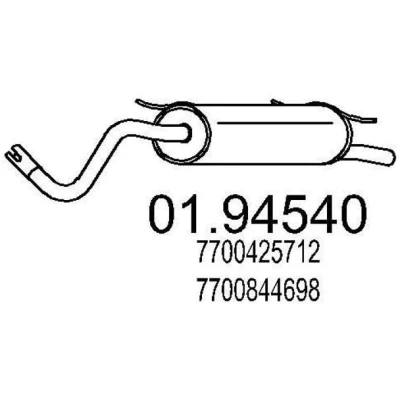 Billede af MTS 01.94540 Lydpotte 1310