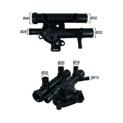 Billede af MAHLE ORIGINAL TI 259 83D Termostat 83 med pakning RENAULT: TRAFIC 2 Kasten