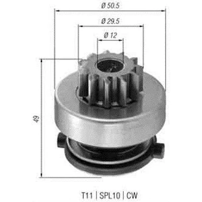 Billede af MAGNETI MARELLI 940113020366 Spidshjul, starter