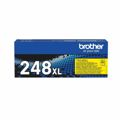 Billede af Brother TN428XLY gul toner 2.300 sider original