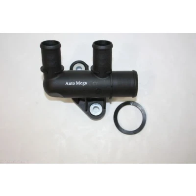Billede af AUTOMEGA 160085210 Kølemiddelflange plastik med pakning PEUGEOT: 306 Hatchback, Cabriolet, 205 II Hatchback