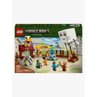 Billede af LEGO Minecraft 21273 Ghast ballonens angreb på landsbyen