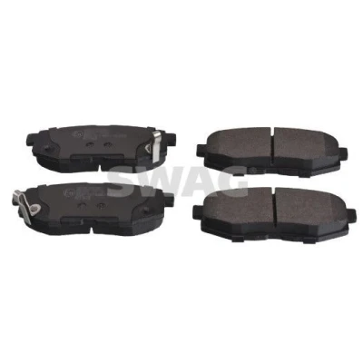 Billede af SWAG 33 10 6362 Bremseklodser bagaksel med akustisk advarsel for slid SUBARU: Forester IV, Tribeca, TOYOTA: GT86 Coupe