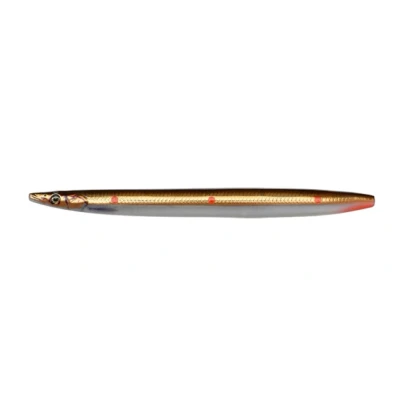Billede af Savage Gear Line Thru Sandeel Copper Orange/Red Dots Brown Red 23 gr.