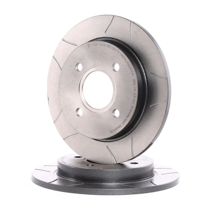 Billede af BREMBO MAX LINE 08.4931.76 Bremseskiver 253 10 4 fuldstændigt, opslidset coatet FORD: FIESTA 5, 6, Focus Mk1 Hatchback