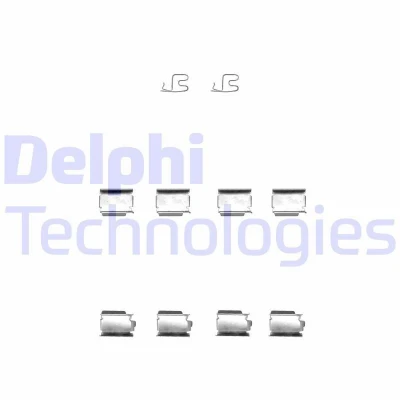 Billede af DELPHI LX0343 Tilbehørssæt, skivebremsebelægning KIA: cee‘d II Sportswagon, Pro Hatchback, Hatchback