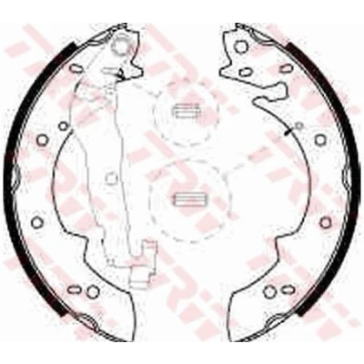 Billede af TRW GS8524 Bremsebakker 228 40 VOLVO: 340 360 Hatchback, ALFA ROMEO: 33 Hatchback