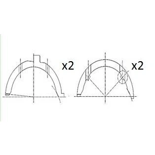 Billede af FAI AutoParts BT3011 STD Distanceskive, krumtapaksel