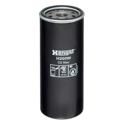 Billede af HENGST filter H200W Oliefilter 1 1/8 16 U Påskruet