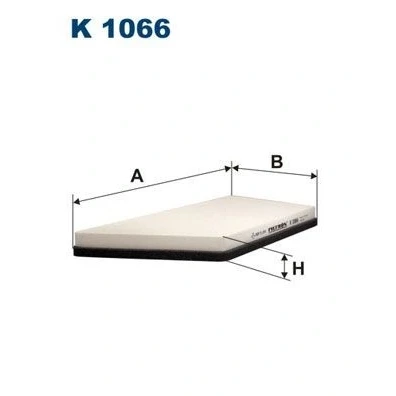 Billede af FILTRON K 1066 Kabinefilter Partikelfilter 343, 248 168 31 PEUGEOT: 206 Hatchback, 206+ SW
