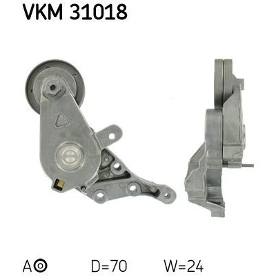 Billede af SKF VKM 31018 Strammehjul VOLKSWAGEN: Golf 4 Variant, 4, AUDI: A3 Hatchback, SKODA: Octavia 1 Combi