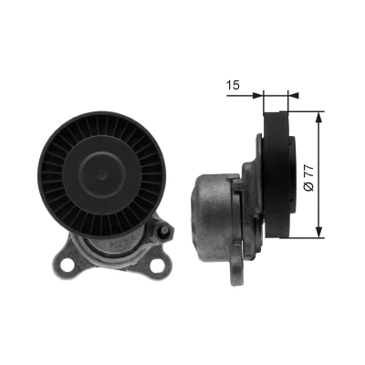 Billede af GATES FleetRunner Micro V Kit T38441 Strammehjul ROVER: 75