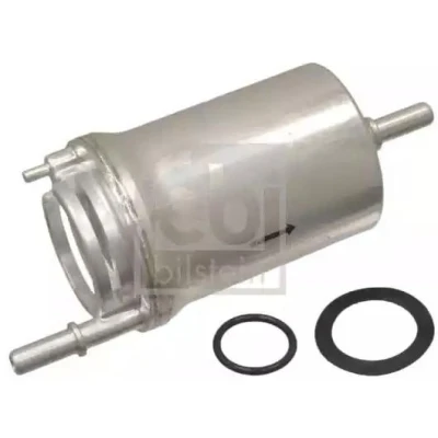 Billede af FEBI BILSTEIN 101316 Brændstoffilter Ledningsfilter uden trykregulator, med tætningsring VOLKSWAGEN: Polo IV Hatchback, Caddy 3, Touran I