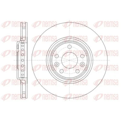 Billede af REMSA 61345.10 Bremseskiver foraksel 319,8, 319,8 28 5 ventileret RENAULT: MEGANE 3 Grandtour, GRAND SCENIC 3, Clio 4