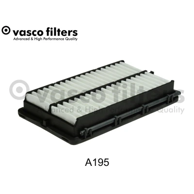 Billede af DAVID VASCO A195 Luftfilter 44mm 278mm 163mm rektangulær Filterindsats med holderamme HYUNDAI: Tucson