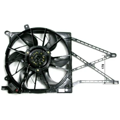 Billede af NRF 47582 Køleventilator 390 12 280 med kølerventilatorramme (karm)
