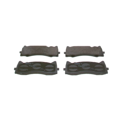 Billede af BOSCH 0 986 424 886 Bremseklodser Low Metallic med anti knirke plade, monteringsvejledning MERCEDES BENZ: C klasse T modell, E modell
