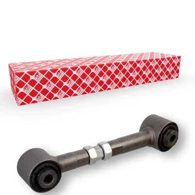 Billede af FEBI BILSTEIN 174080 Bærearm med gummilejer Bagaksel venstre, nede, højre semi trailing arm Stål MAZDA: 6 Hatchback, Stationcar, Sedan