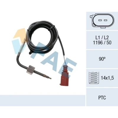 Billede af FAE 68062 Sensoren foran partikelfilter SKODA: Superb I Sedan