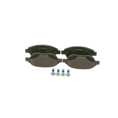 Billede af BOSCH 0 986 494 038 Bremseklodser Low Metallic med anti knirke plade, skruer tilbehør PEUGEOT: 207 SW, 307 Hatchback