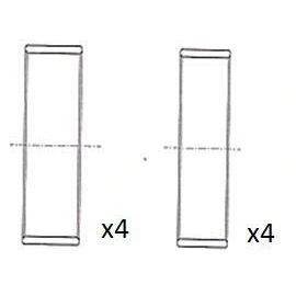 Billede af FAI AutoParts BB2062 STD Krumtapleje RENAULT: MEGANE 3, SCENIC Clio 4, SUZUKI: Jimny SUV, NISSAN: Almera II Hatchback