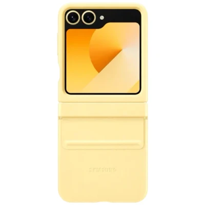 Billede af Samsung Pu Læder Back Cover Gul Galaxy Z Flip 6
