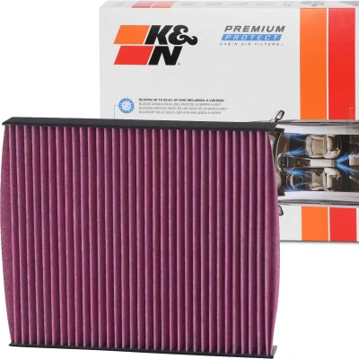 Billede af K&amp;N Filters DVF5052 Kabinefilter Aktivkulfilter 215mm 29mm kvadratisk TOYOTA: Corolla XII Stationcar, Yaris IV, RAV4 V, MAZDA: 2 Hatchback