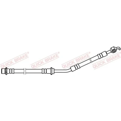 Billede af QUICK BRAKE 58.870 Bremseslange 196, 250 TOYOTA: Yaris II Hatchback
