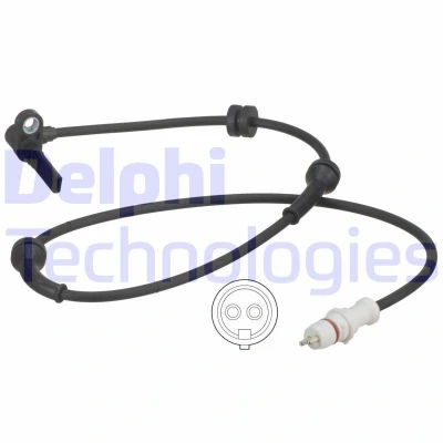 Billede af DELPHI SS20608 ABS sensor aktiv 815 FIAT: Punto II Hatchback