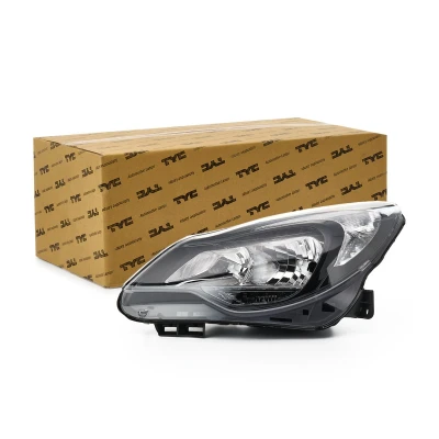 Billede af TYC 20 12630 15 2 Forlygter venstre H7, W21/5W, PSY24W, H1 til højrekørsel med elektronisk motor OPEL: Corsa D Hatchback