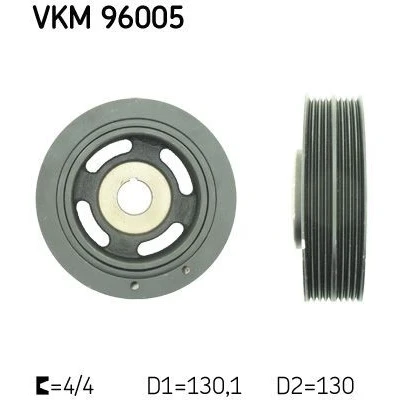Billede af SKF VKM 96005 Remskive Krumtapaksel 130 / 130mm 8