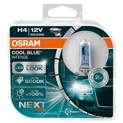 Billede af OSRAM 64193CBN HCB Pære, fjernlys H4 12V 60/55w 5000K Halogen SKODA: Citigo, Fabia 2, TOYOTA: Aygo, KIA: Picanto II