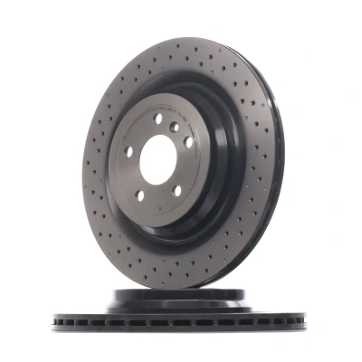 Billede af BREMBO COATED DISC LINE 09.A961.21 Bremseskiver 345 22 5 perforeret/indv. ventileret coatet højkarboniseret med skruer MERCEDES BENZ: GL, GLE SUV