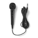 Billede af Mikrofon Cardioid Fast Kabel 5.00 m 80 Hz 12 kHz 600 Ohm 75 dB Indbygget on/off knap (tænd/sluk) ABS Sort