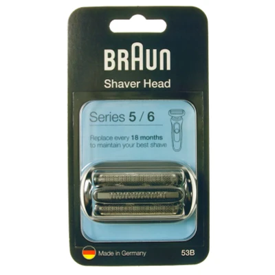 Billede af braun 81746550 barbermaskinehoved barbermaskine passer til kombipak 53B/ KP53B sort (serie 5/6)
