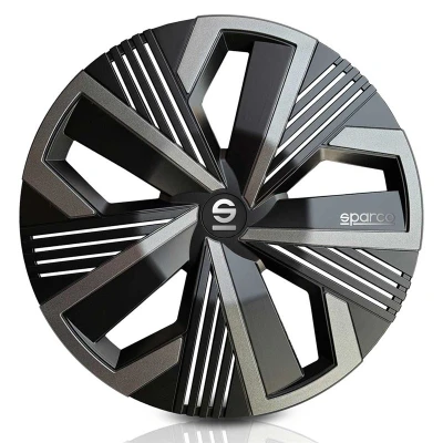 Billede af SPARCO Nagoya SPC1522BKGR Hjulkapsler 15tommer sort, grå