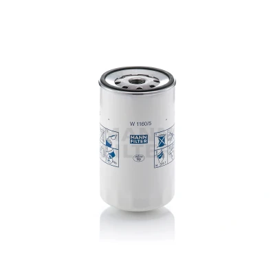 Billede af MANN filter W 1160/5 Oliefilter M 24 X 1.5 med en returløbs stop ventil Påskruet