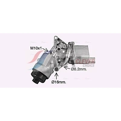 Billede af AVA COOLING SYSTEMS OL3702H Olieradiator vandkølet med oliefilterhus, pakninger filter OPEL: Zafira C Tourer, Insignia A Sports Tourer