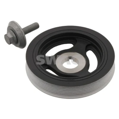 Billede af SWAG 62 93 3798 Remskive Krumtapaksel 6PK 158 5 med skrue PEUGEOT: 407 SW, 308 II Van / Hatchback, SW 2, CITROËN: C4 Grand Picasso 2