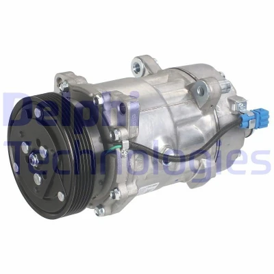 Billede af DELPHI TSP0159058 Kompressor Sanden SD7V16 PAG 46 med kompressorolie VOLKSWAGEN: Sharan I, GOLF 3