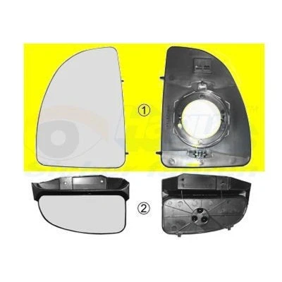 Billede af Van WEZEL 1747831 Spejlglas venstre øverste del PEUGEOT: Boxer
