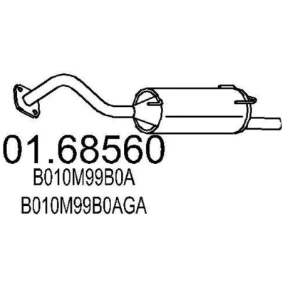 Billede af MTS 01.68560 Lydpotte 820 NISSAN: MICRA 2