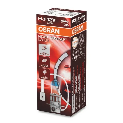 Billede af OSRAM 64151NL Pære, fjernlys H3 12V 55w Halogen BMW: 5 Sedan, 3 Touring, 1 Hatchback, OPEL: Corsa D Astra G Caravan, H Hatchback